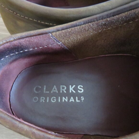 CLARKS ORIGINALS Wallabee Chukka Shoes in Brown Leather - Men's Size US 9 - Picture 12 of 15